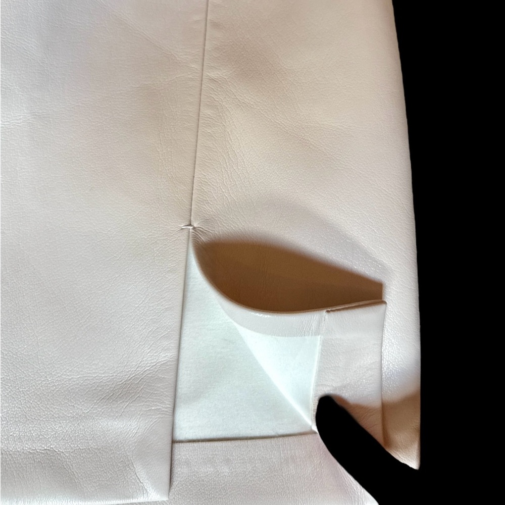 Wilfred Leather Cream Mini Skirt NWT Size XS - Picture 8 of 9